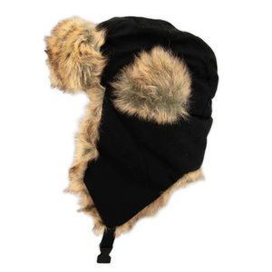 Crafts and Drafts Pass Fargo-Moorhead Trapper Hat Black